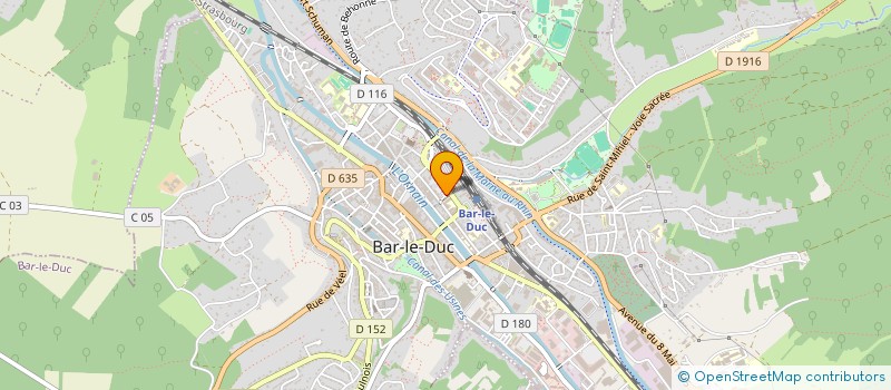 localisation de l'entreprise GIP MAISON DEP PERSONNES HANDICAPEES à BAR-LE-DUC
