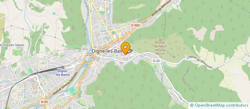 localisation de l'entreprise GIP MAISON DEP PERSONNES HANDICAPEES à DIGNE-LES-BAINS