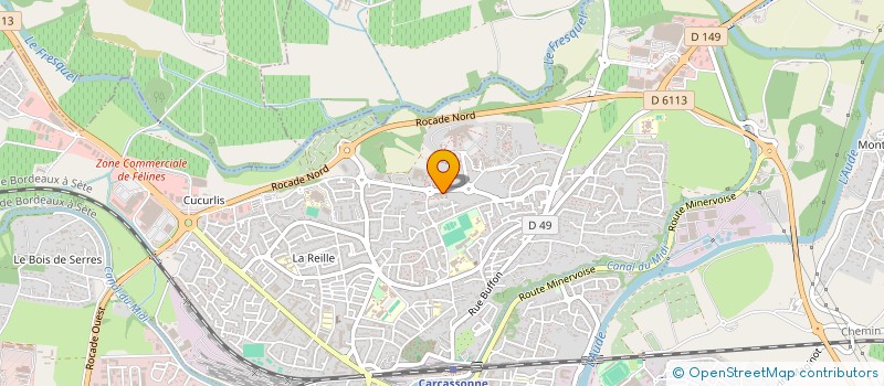 localisation de l'entreprise GIP MAISON DEP PERSONNES HANDICAPEES à CARCASSONNE