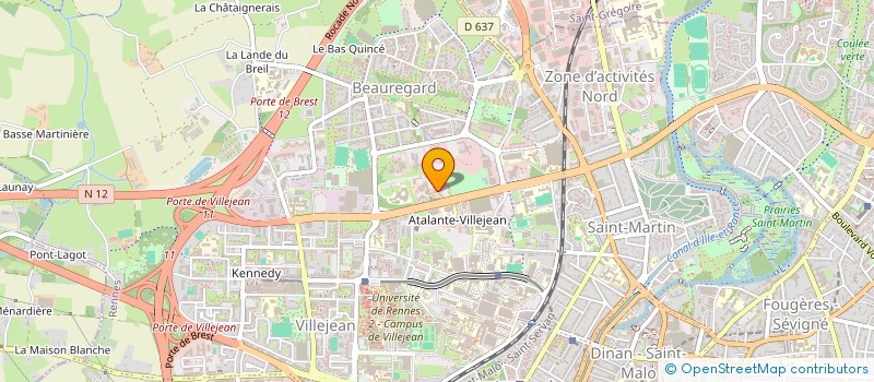 localisation de l'entreprise GIP MAISON DEP PERSONNES HANDICAPEES à RENNES