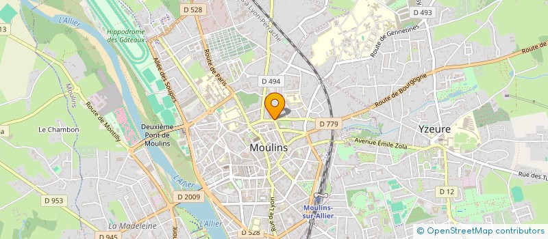 localisation de l'entreprise GIP MAISON DEP PERSONNES HANDICAPEES à MOULINS