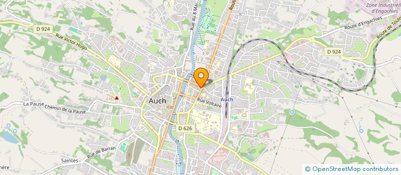 localisation de l'entreprise GIP MAISON DEP PERSONNES HANDICAPEES à AUCH