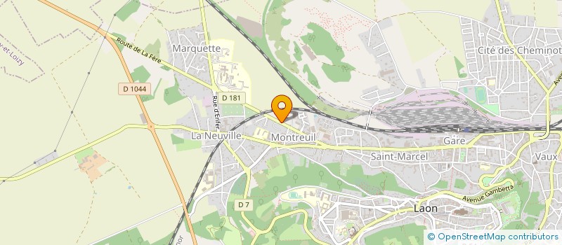 localisation de l'entreprise GIP MAISON DEP PERSONNES HANDICAPEES à LAON