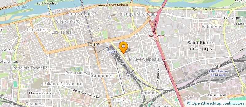 localisation de l'entreprise GIP MAISON DEP PERSONNES HANDICAPEES à TOURS