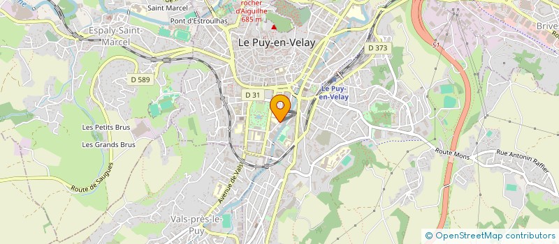 localisation de l'entreprise GIP MAISON DEP PERSONNES HANDICAPEES à LE PUY-EN-VELAY