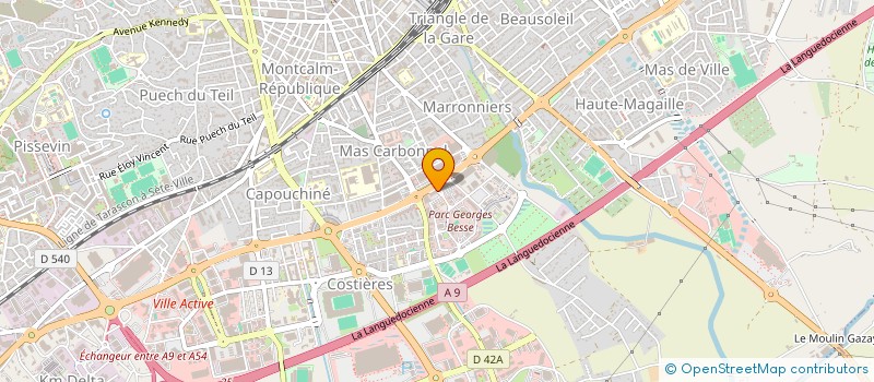 localisation de l'entreprise GIP MAISON DEP PERSONNES HANDICAPEES à NIMES