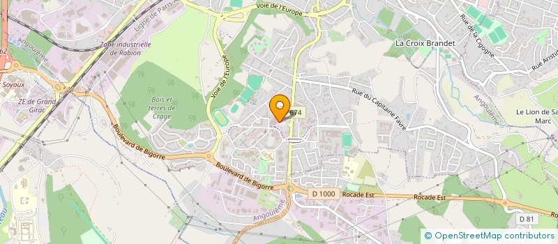 localisation de l'entreprise GIP MAISON DEP PERSONNES HANDICAPEES à ANGOULEME