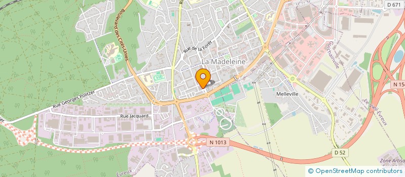 localisation de l'entreprise GIP MAISON DEP PERSONNES HANDICAPEES à EVREUX