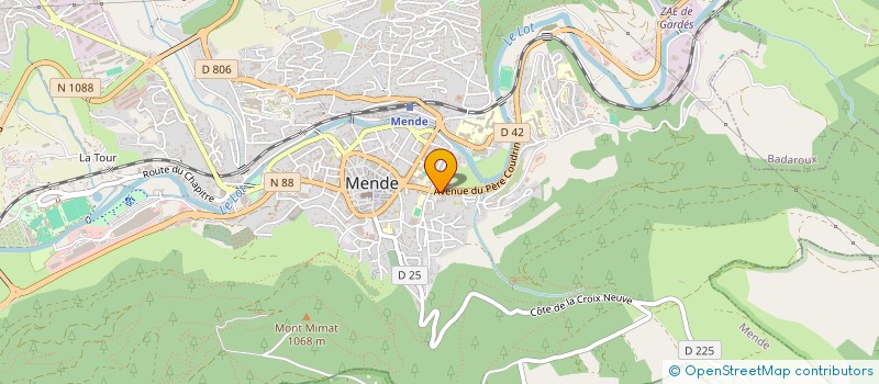 localisation de l'entreprise GIP MAISON DEP PERSONNES HANDICAPEES à MENDE