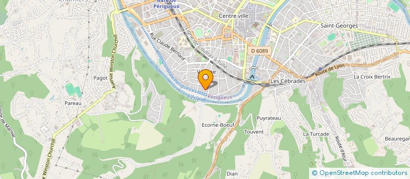 localisation de l'entreprise GIP MAISON DEP PERSONNES HANDICAPEES à PERIGUEUX