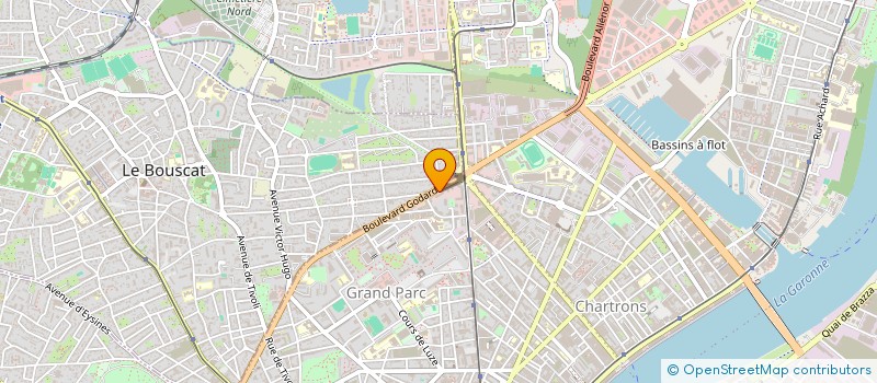 localisation de l'entreprise GIP MAISON DEP PERSONNES HANDICAPEES à BORDEAUX