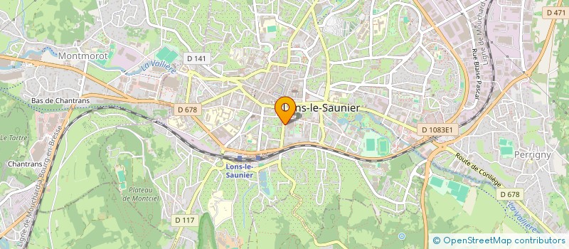 localisation de l'entreprise GIP MAISON DEP PERSONNES HANDICAPEES à LONS-LE-SAUNIER