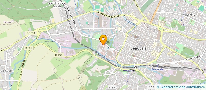 localisation de l'entreprise GIP MAISON DEP PERSONNES HANDICAPEES à BEAUVAIS