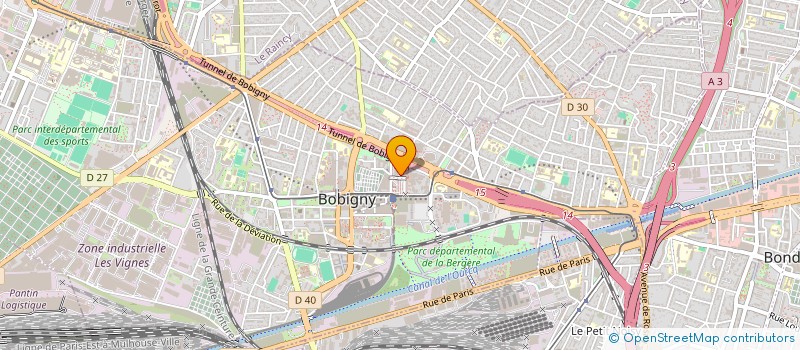 localisation de l'entreprise GIP MAISON DEP PERSONNES HANDICAPEES à BOBIGNY