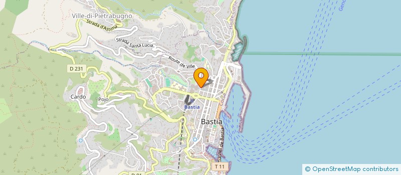 localisation de l'entreprise GIP MAISON DES PERSONNES HANDICAPEES DE LA COLLECTIVITE DE CORSE à BASTIA