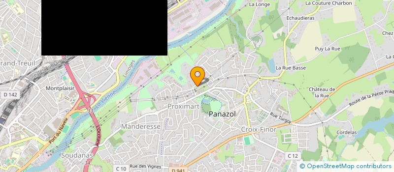 localisation de l'entreprise GIP MAISON RETRAITE MEDICALISEE à PANAZOL