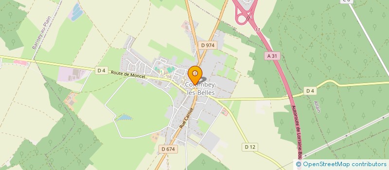 localisation de l'entreprise GIP NOE à COLOMBEY-LES-BELLES