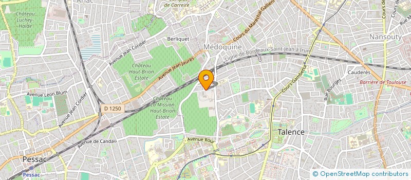 localisation de l'entreprise GIP PH7 à TALENCE