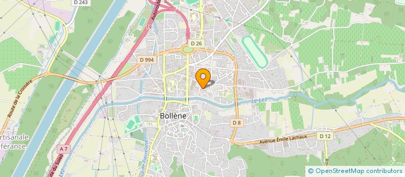 localisation de l'entreprise GIP PLATE FORME FORMATION TRICASTIN HT VAUCLUSE à BOLLENE