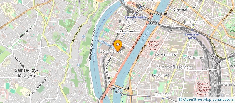 localisation de l'entreprise GIP POLE RHONE ALPES DE L'ORIENTATION à LYON