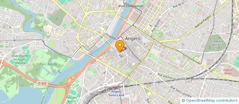localisation de l'entreprise GIP PREVENTION DES VIOLENCES A ENFANTS à ANGERS