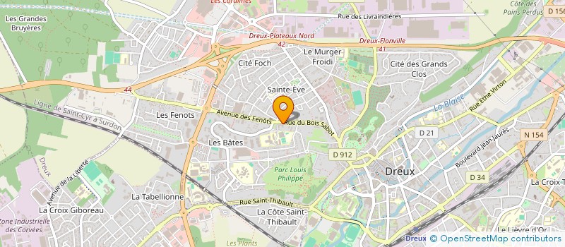 localisation de l'entreprise GIP RELAIS LOGEMENT à DREUX