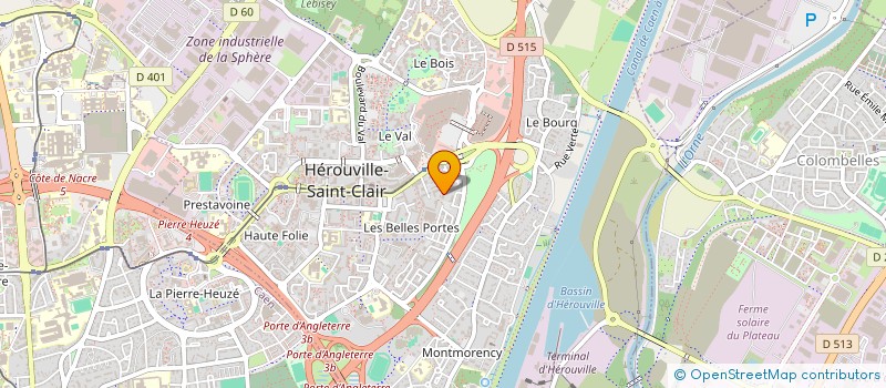localisation de l'entreprise GIP REUSSITE EDUCATIVE HEROUVILLAIS à HEROUVILLE SAINT CLAIR