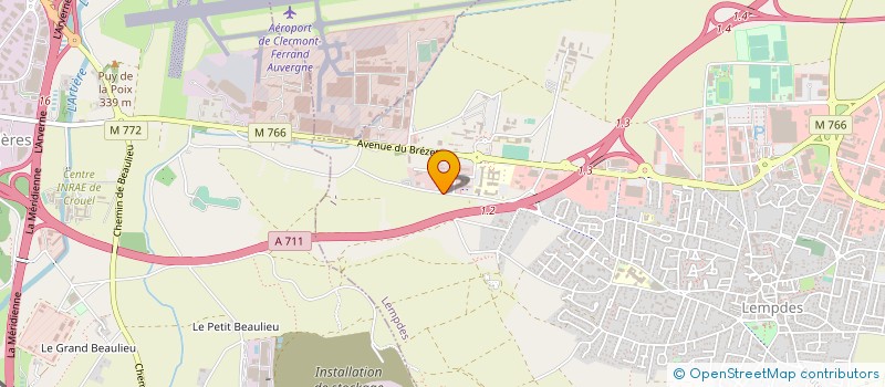 localisation de l'entreprise GIP TERANA  LEMPDES