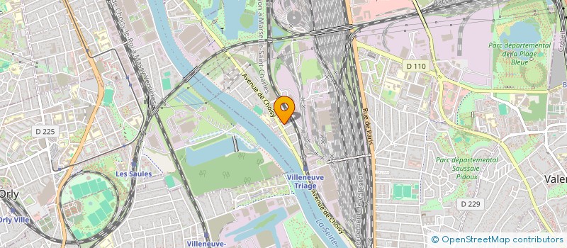 localisation de l'entreprise GIP YAM  VILLENEUVE-SAINT-GEORGES