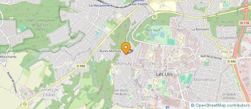 localisation de l'entreprise GIPA à BURES-SUR-YVETTE