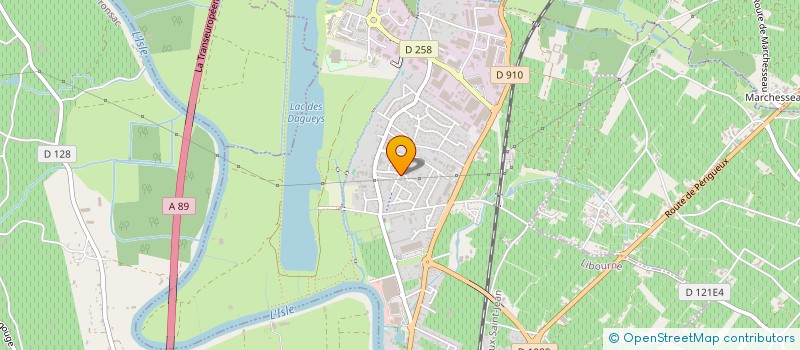 localisation de l'entreprise GIPAD  LIBOURNE