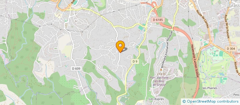 localisation de l'entreprise GIPAGE  GRASSE