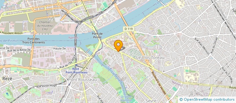 localisation de l'entreprise GIPHAR BELEM à NANTES