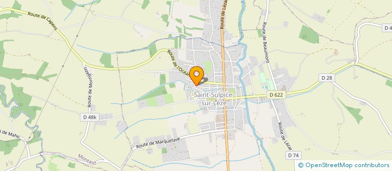 localisation de l'entreprise GIPHAR CAPITOUL  SAINT-SULPICE-SUR-LEZE