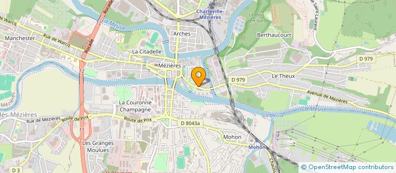 localisation de l'entreprise GIPHARDENNES  CHARLEVILLE-MEZIERES