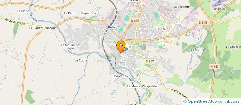 localisation de l'entreprise GIPI  BELLAC