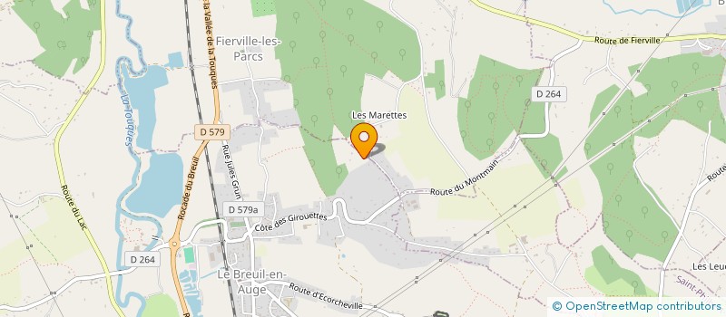 localisation de l'entreprise GIPOCAME  BREUIL-EN-AUGE (LE)