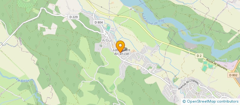 localisation de l'entreprise GIPOUBOU  ARBUS