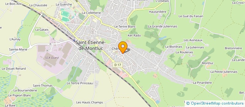 localisation de l'entreprise GIPRO SECURITE  SAINT-ETIENNE-DE-MONTLUC