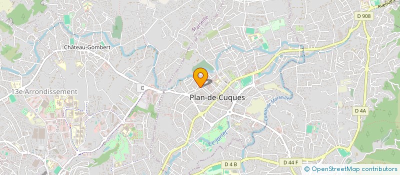 localisation de l'entreprise GIPS  PLAN-DE-CUQUES