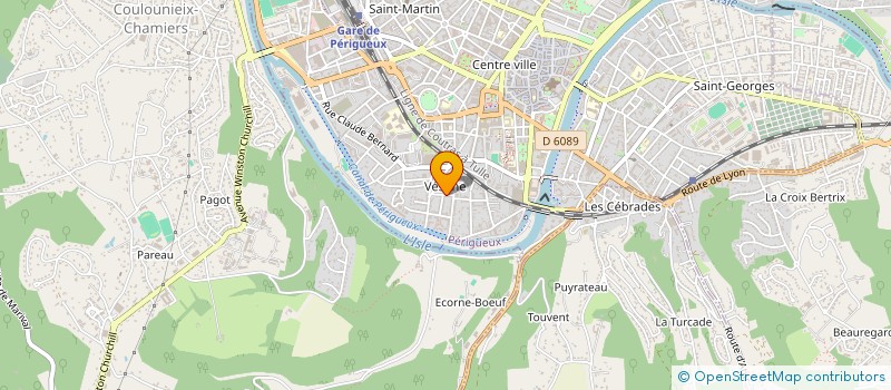localisation de l'entreprise GIPSY à PERIGUEUX