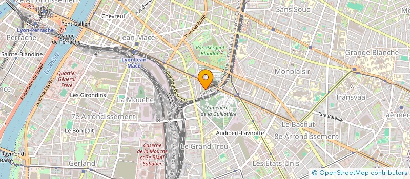 localisation de l'entreprise GIQUEL-ARMIGNIES  LYON