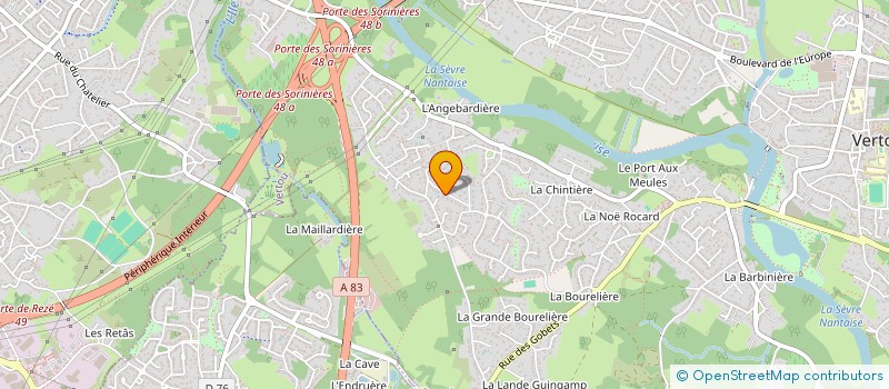 localisation de l'entreprise GIR-BAT  VERTOU