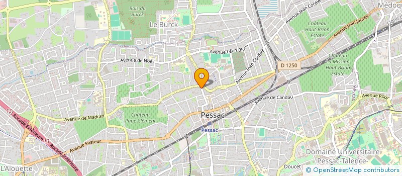 localisation de l'entreprise GIR INVEST  PESSAC