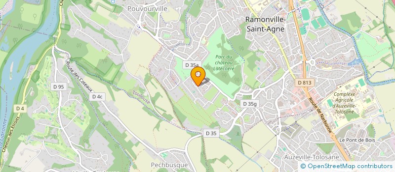 localisation de l'entreprise GIR-IT, RESEAU DES ACTEURS DU NUMERIQUE EN OCCITANIE  RAMONVILLE-SAINT-AGNE