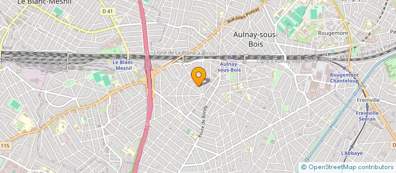 localisation de l'entreprise GIRA à AULNAY-SOUS-BOIS