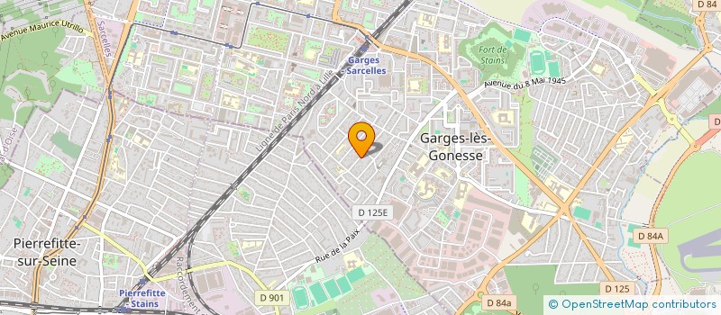 localisation de l'entreprise GIRA à GARGES-LES-GONESSE