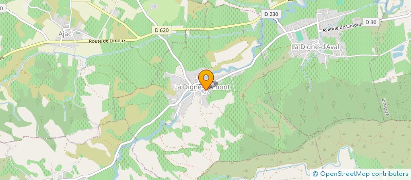 localisation de l'entreprise GIRABAL  LA DIGNE-D'AMONT