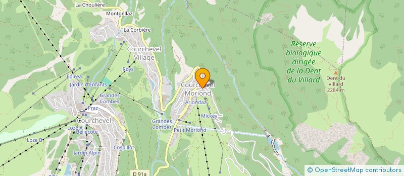 localisation de l'entreprise GIRABO à COURCHEVEL