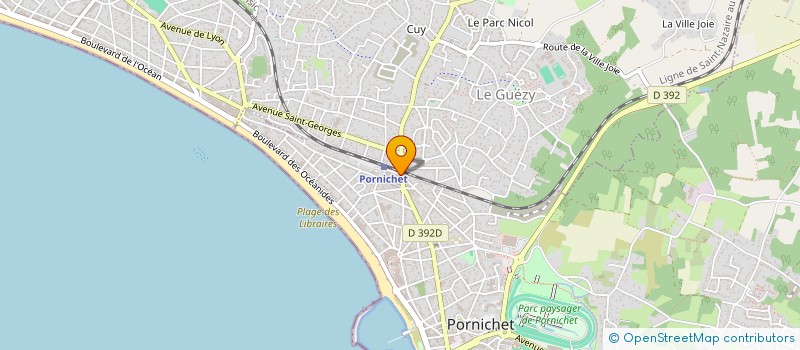 localisation de l'entreprise GIRAF LE BISTRO à PORNICHET